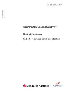 AS/NZS 1284.13:2002