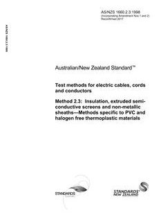 AS/NZS 1660.2.3:1998