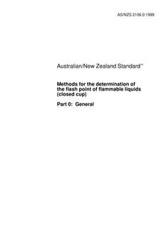 AS/NZS 2106.0:1999