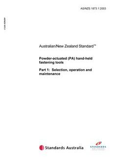 AS/NZS 1873.1:2003