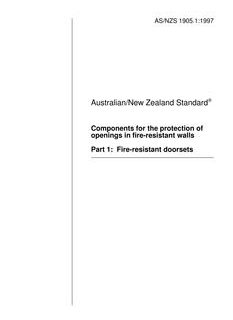 AS/NZS 1905.1:1997