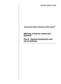 AS/NZS 2098.0:1996
