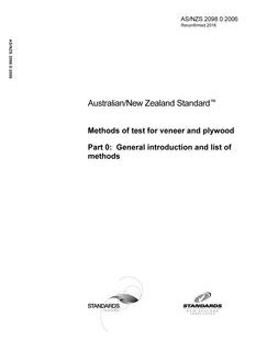 AS/NZS 2098.0:2006