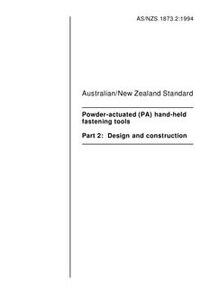 AS/NZS 1873.2:1994